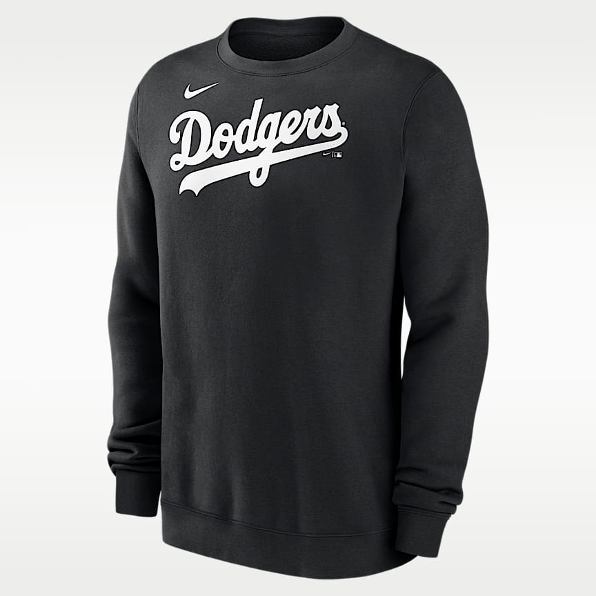 Nike Dodgers Sweatshirt トレーナー S ブラック M+NK+MLB+WORDMARK+CREWNECK.png